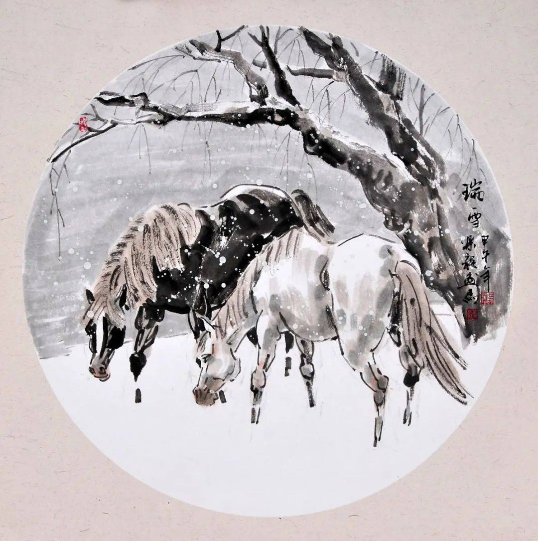 画坛牧马人张乐毅的骏马柔情