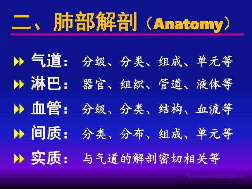 肺間質性疾病的解剖病理影像分析