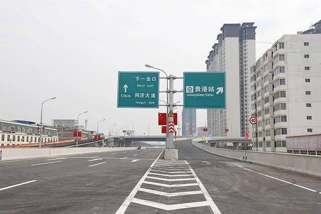 重磅通往贵港动车站的高架桥路段已具备通车条件
