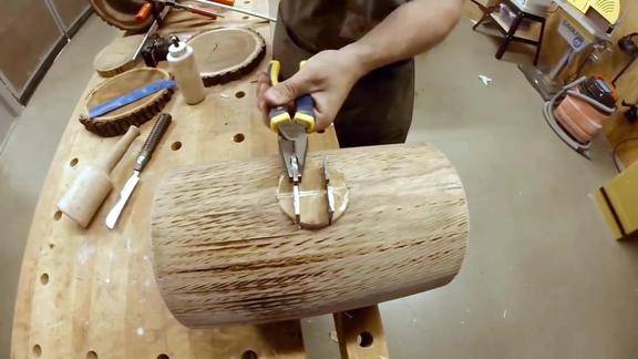 技术宅手工帝创意diy如何制作一个威力巨大的木锤子