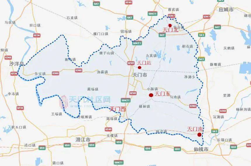 天门打造武汉城市圈西部和江汉平原地区的重要交通枢纽!_公路