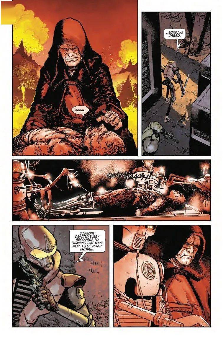 达斯·维达惨遭西斯刺客欧奇追杀_漫画