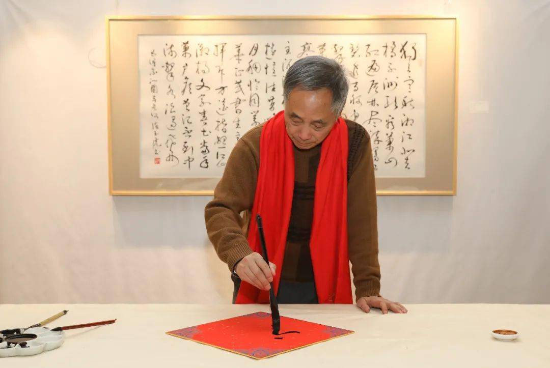 33cm*33cm书写:陈玉虎行草 " 福 "22000年主编出版《李天马书法集》