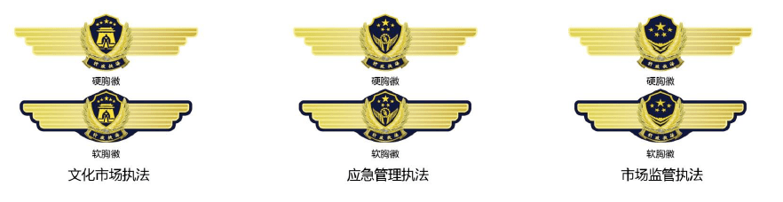 6支综合行政执法队伍——最新制服和标志式样