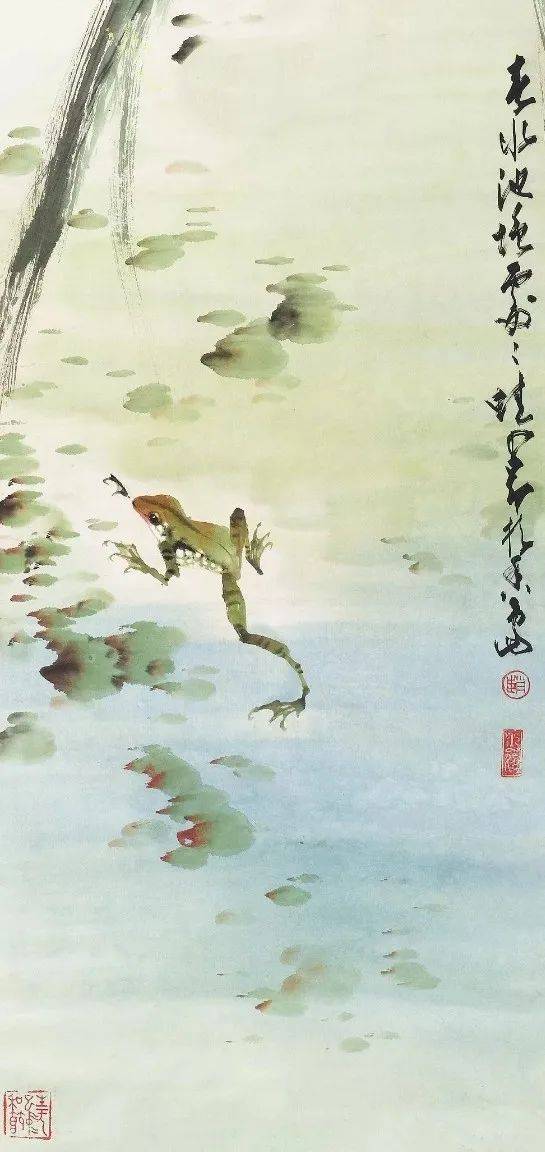 十大名家画青蛙,听取蛙声一片