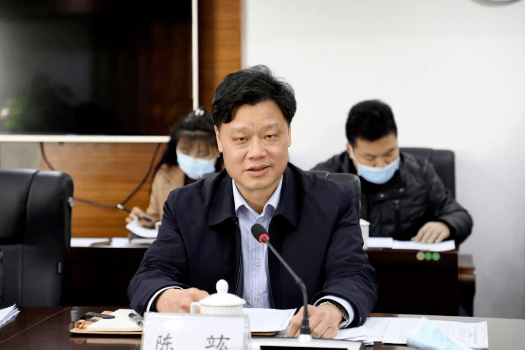 座谈会上,南宁片区管委会常务副主任陈竑汇报了2020年工作情况及2021