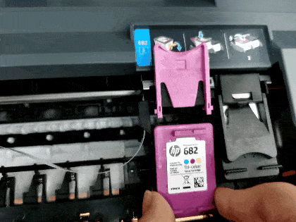 打印机墨盒怎么装图解_惠普打印机换墨盒图解-rfid信息网