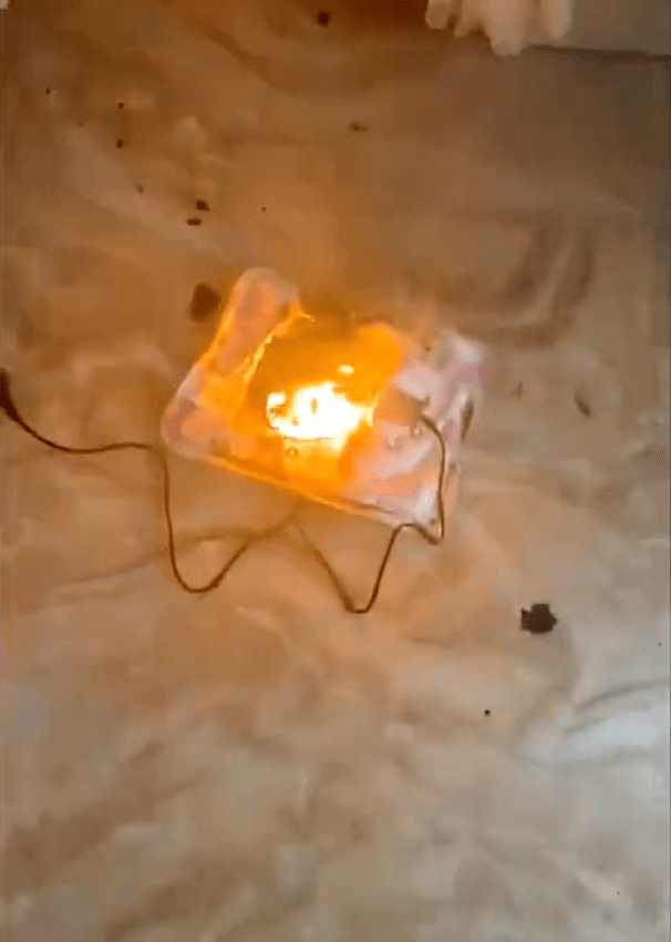 电极式热水袋爆炸图片