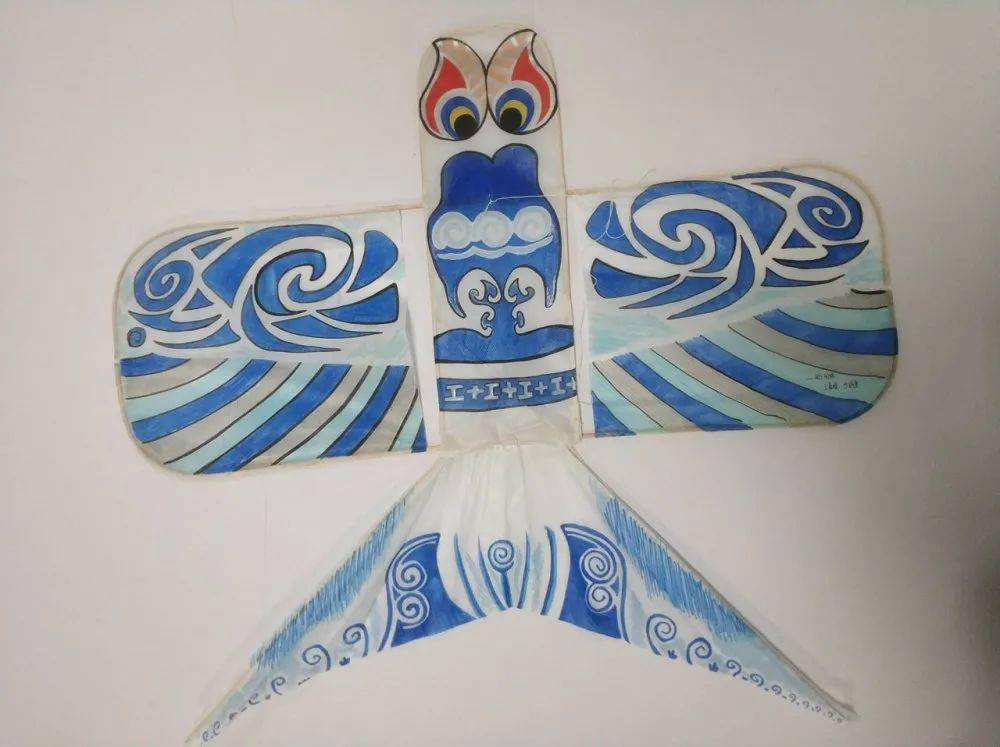 风筝以竹为骨,以纸为面.它是春天的使者.