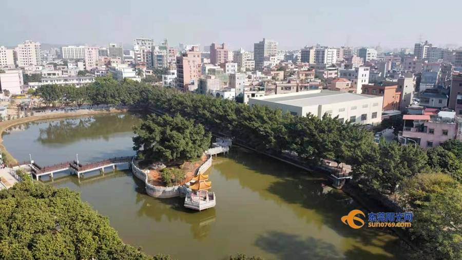 大岭山新塘公园换新颜村子美了村民乐了