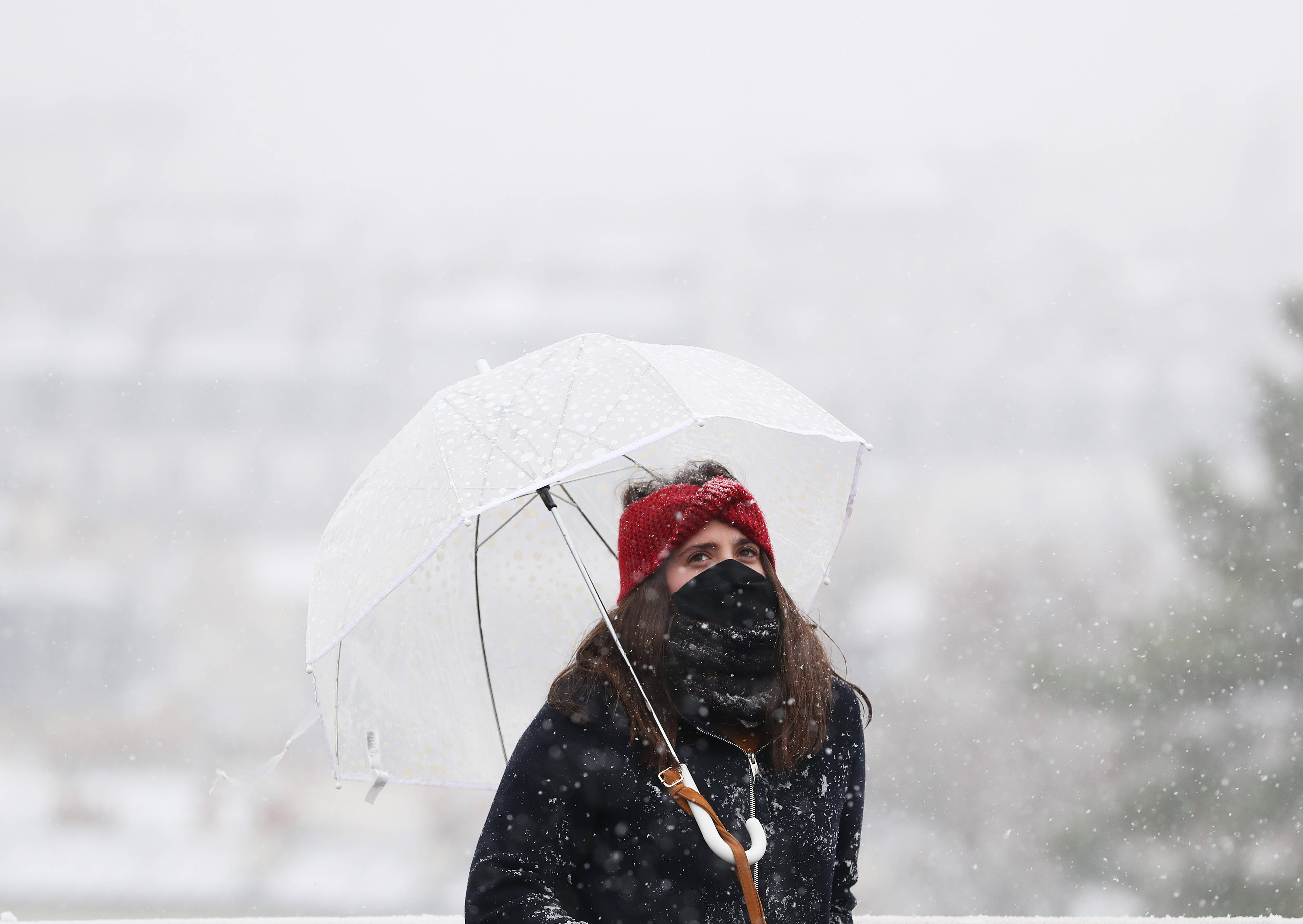 巴黎下雪了 法国巴黎