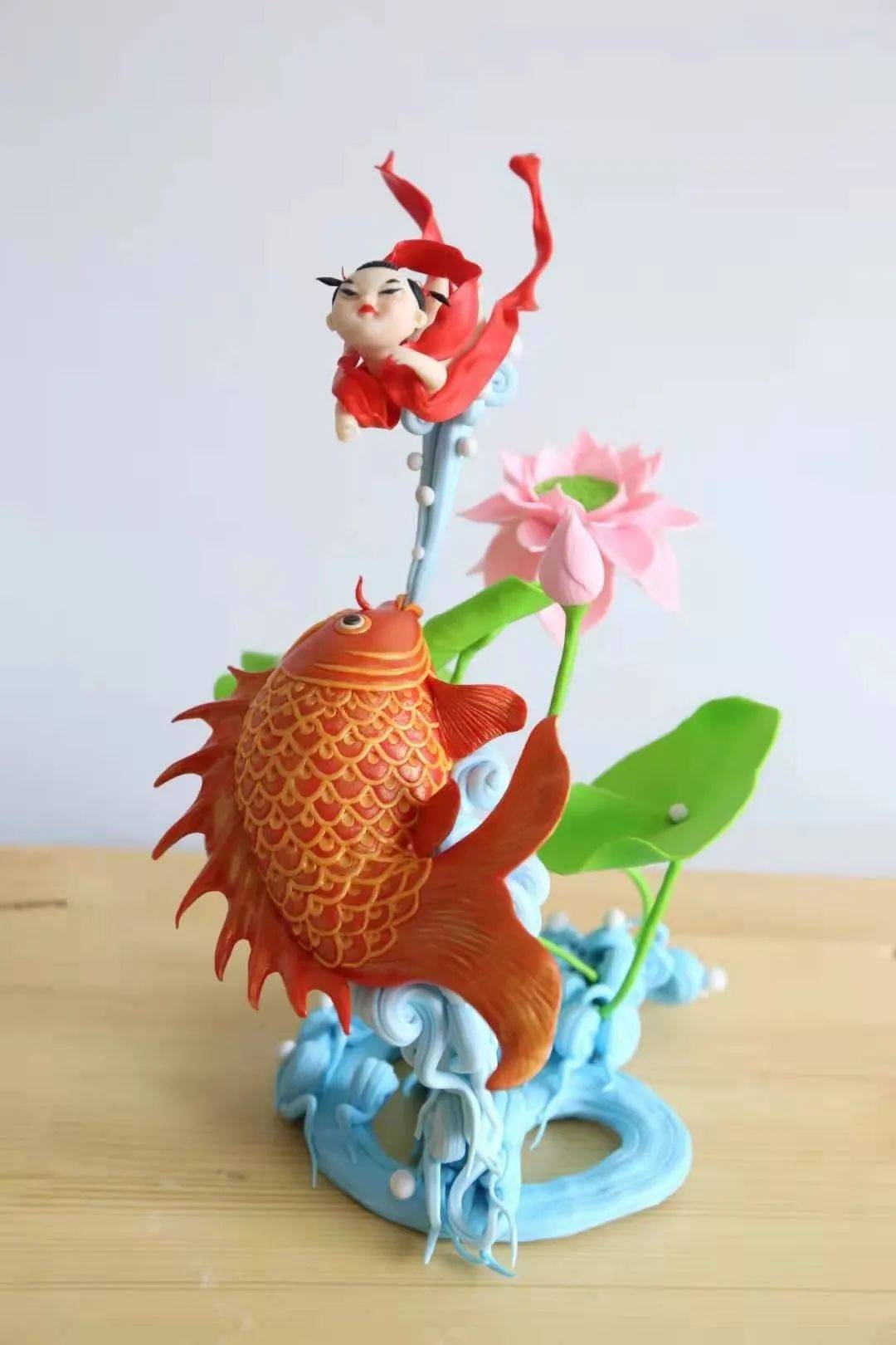 威海面塑具有鲜明的海文化特征,题材也常常出自海洋传说,形象精美细腻