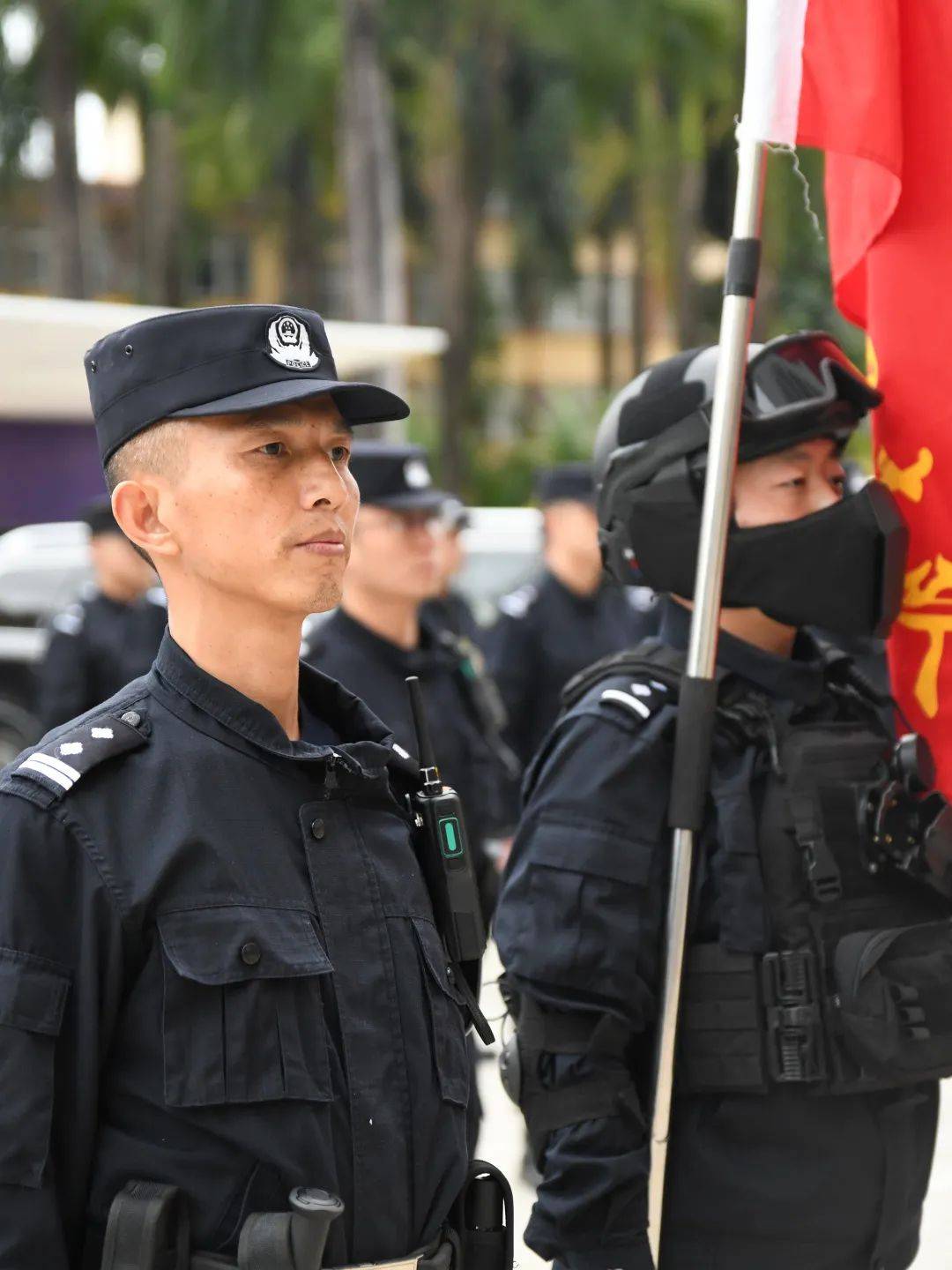 支队下沉66名警力参与边境封控执勤
