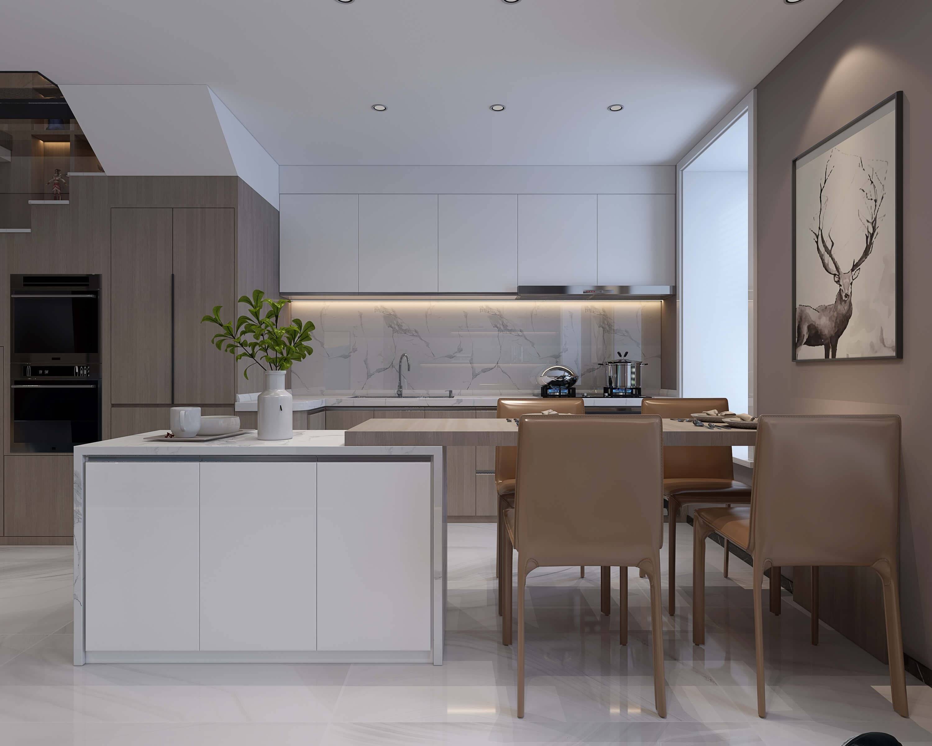 请点击此处具有通透感的楼梯设计,搭配玻璃扶手,现代感十足,除去功能