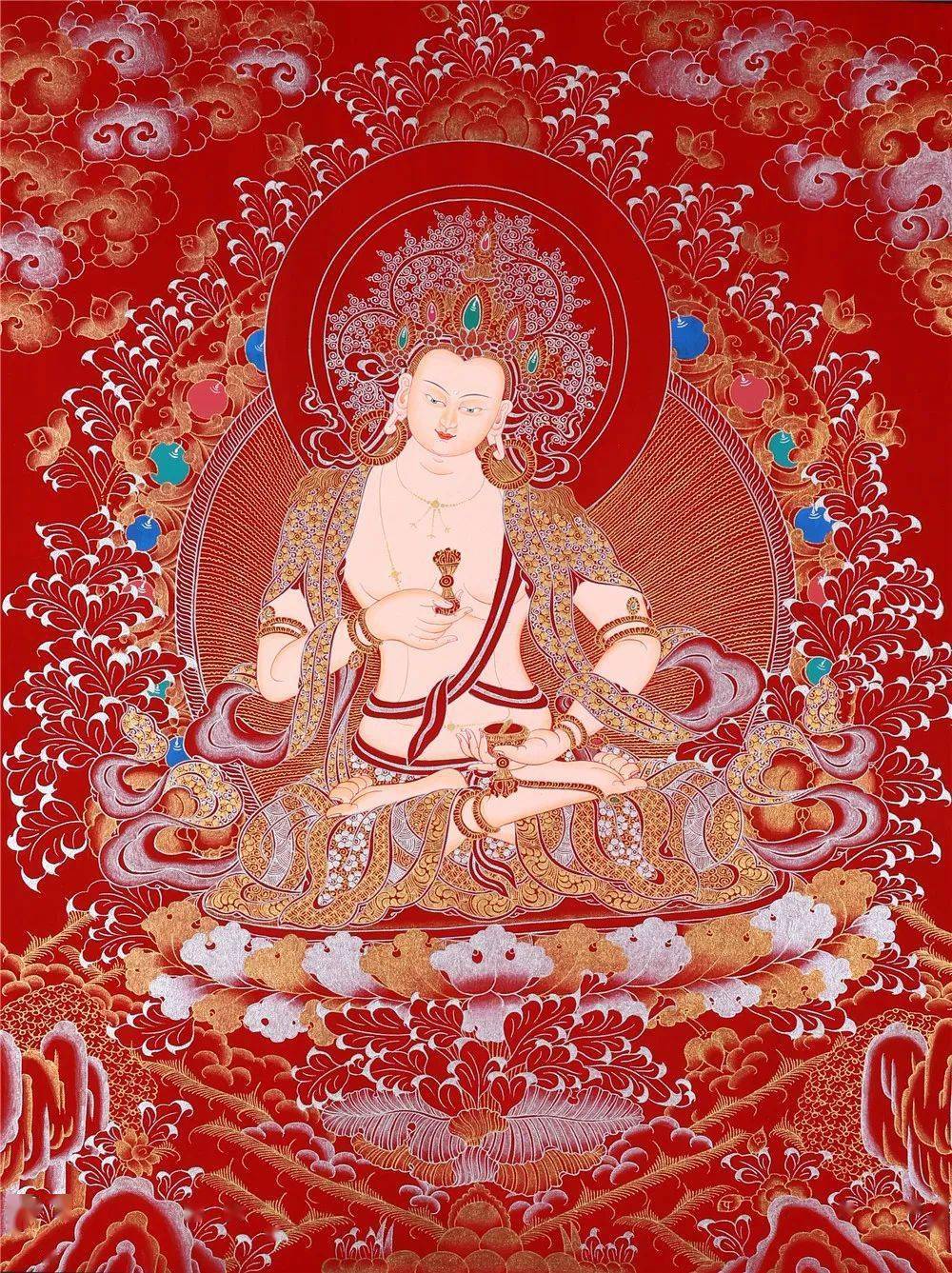 直鸪金刚杵,金刚铃交叉于胸前):6,弥勒菩萨(强巴佛,未来佛,双手结