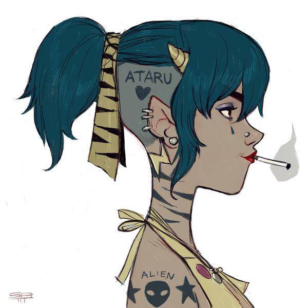 跨界大触 游戏画作欣赏125期serge birault_毒藤女