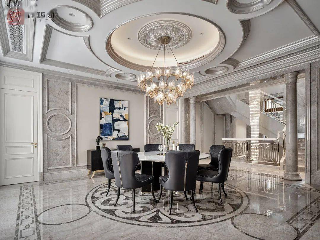 大理石法式轻奢,豪华浪漫的别墅让人一见倾心
