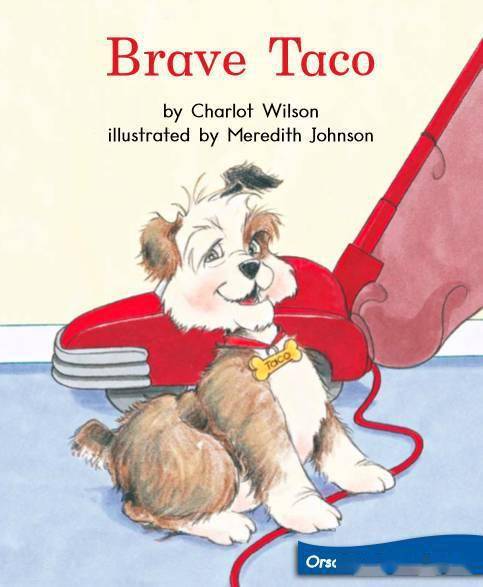 taco barked.he barked and barked at the big red thing.