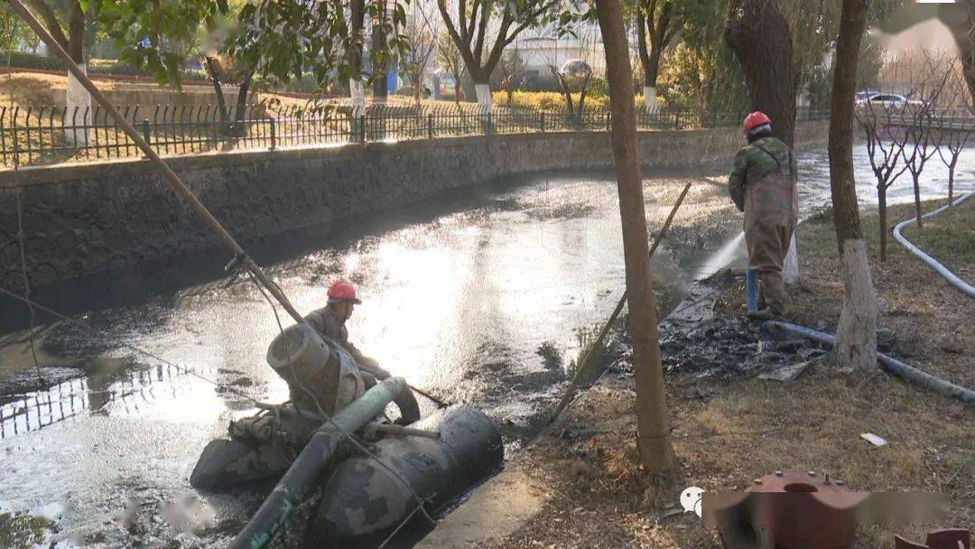 冬季疏浚让城市河道舒筋活络