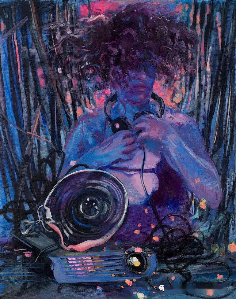 大众艺术网毕业于印第安纳大学美术硕士生画作美国现代女画家苏珊娜