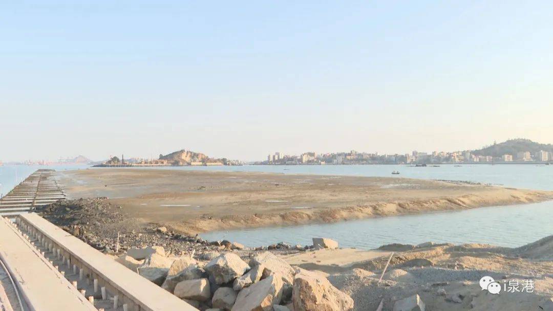 记者在肖厝港物流公司码头4#泊位后方堆场看到,现场钩机,装载车和转运