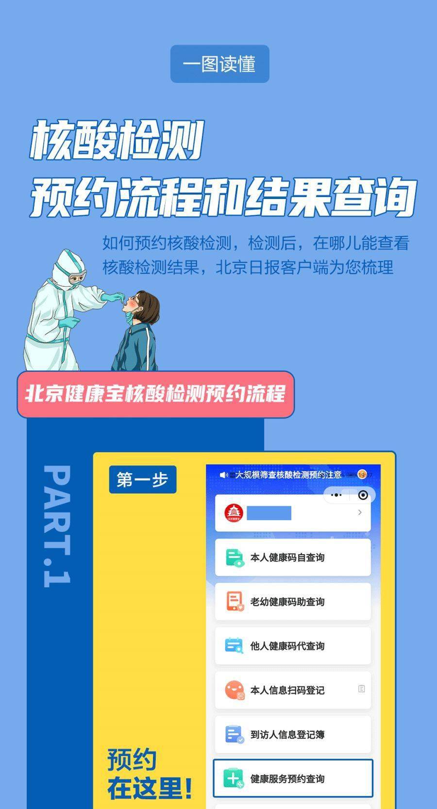 北京日常防疫指引核酸检测预约流程和结果查询
