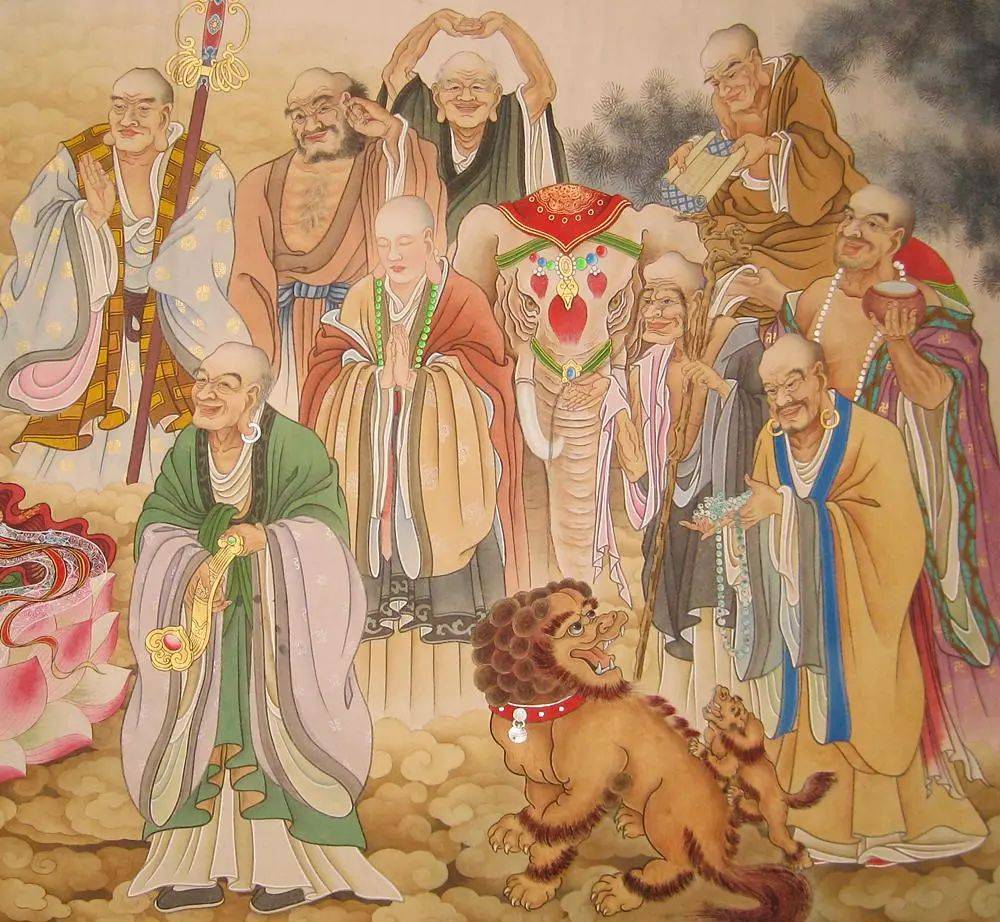 说起十八罗汉,很多人认为它本身就有18个罗汉,但最初,十八罗汉的原型