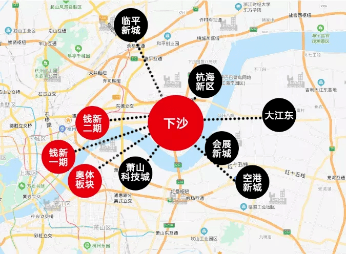 要是下沙新增這樣一條地鐵線那才是杭州的下沙