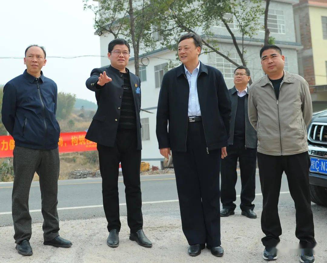 振兴】黄枝君一行调研我县乡村风貌提升和环境综合整治工作_恭城镇
