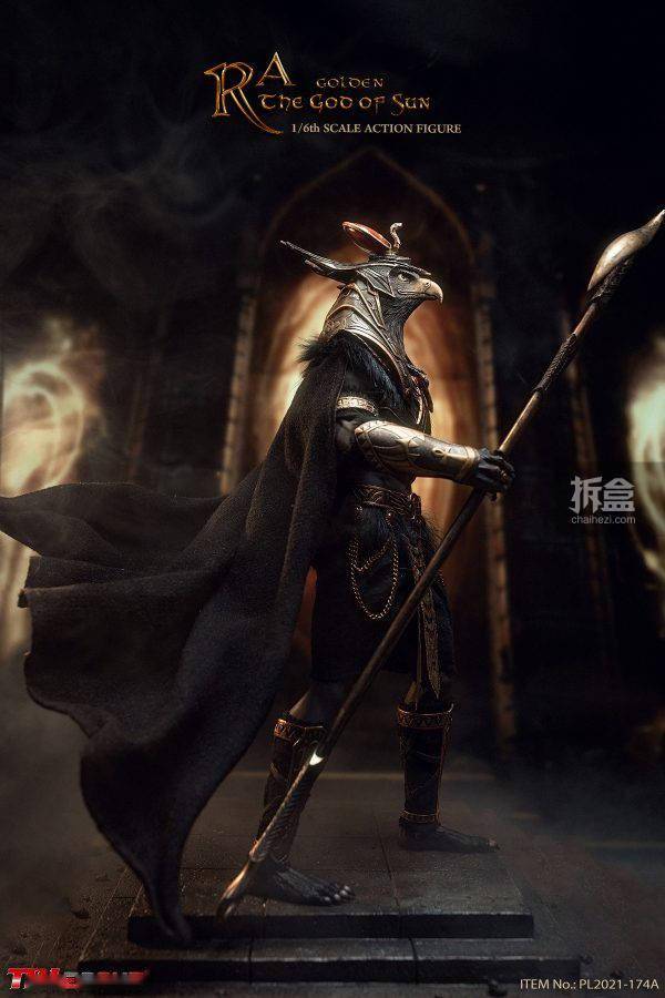 tbleague 埃及众神 太阳神 拉ra 鎏金色银色 1/6可动人偶