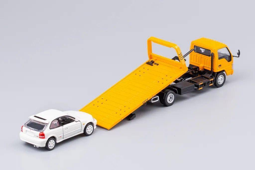 一言不合就拖车,gcd五十铃1拖2清障车模试玩_模型