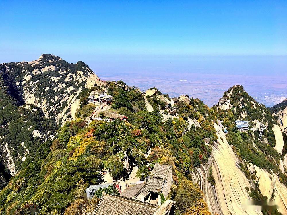 陝西行三上西嶽華山北峰天險