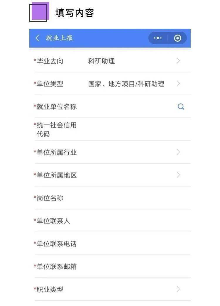就业信息上报指南——特殊类型(一)