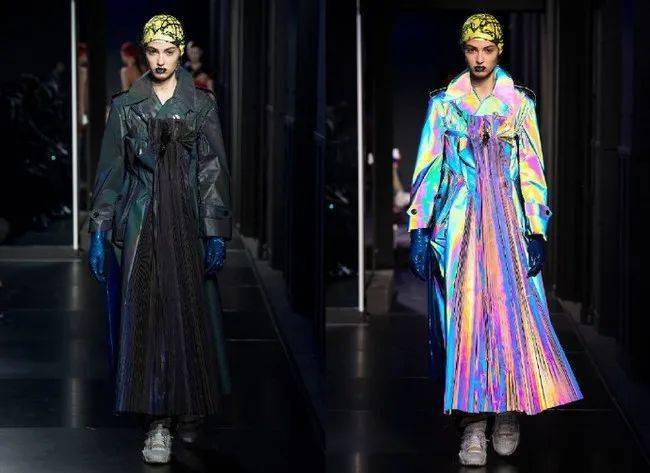绘画参考充满未来感的镭射材质衣服设计参考maisonmargiela