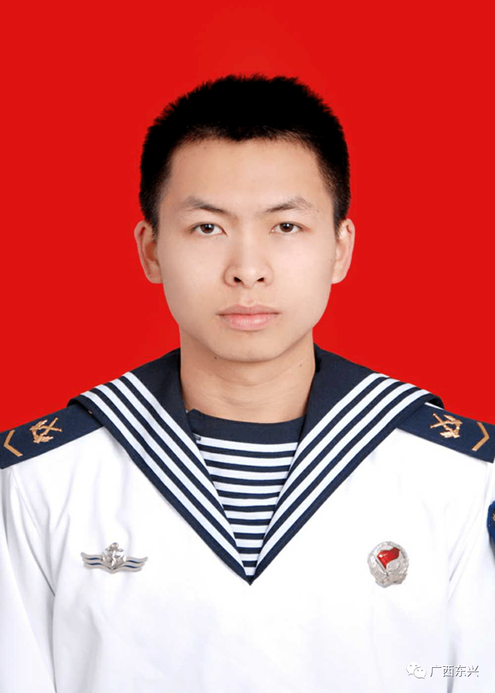 符文彦,广西防城港市东兴人,2017年9月入伍,现任海军某部某队班长