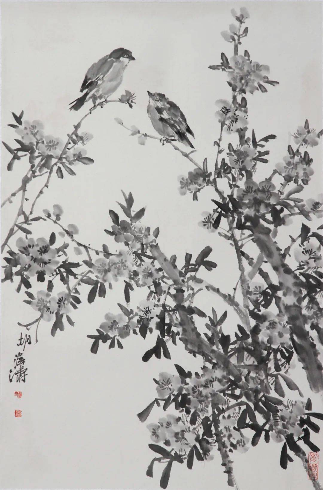 神明之子画神明之鹤 ——胡泽涛水墨鹤品赏