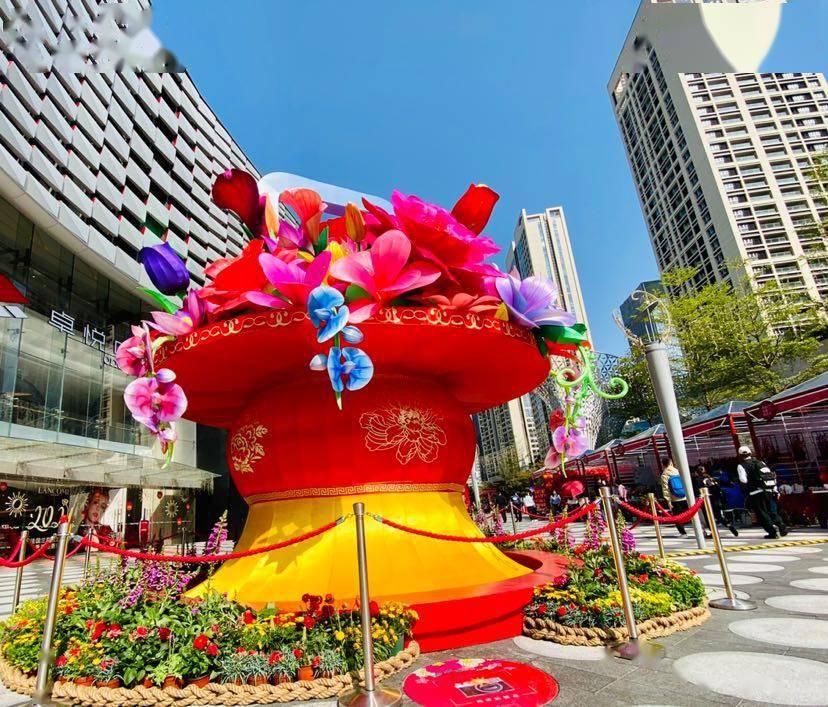 周边市民的热捧,赏花购花,体验不一样的深圳年味成为周边市民的打卡地