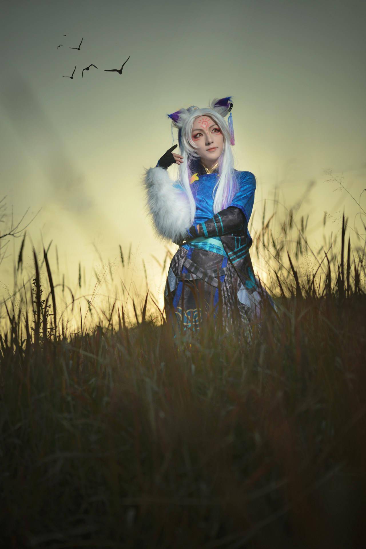 阴阳师妖狐觉醒原皮cosplay