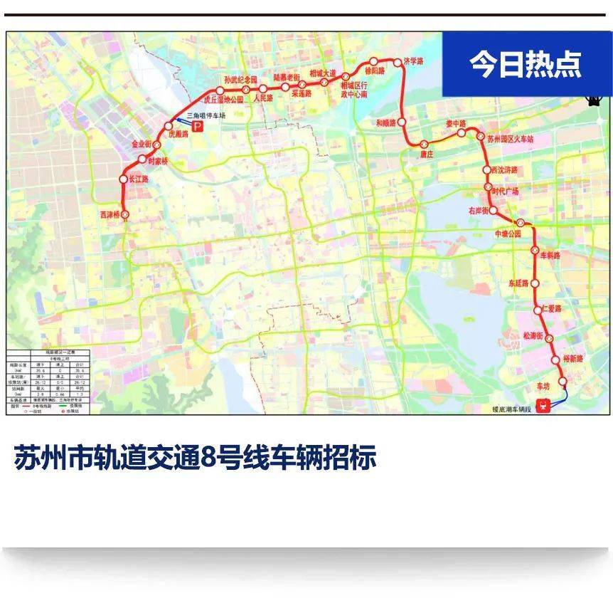 5亿/246辆!苏州市轨道交通8号线车辆招标