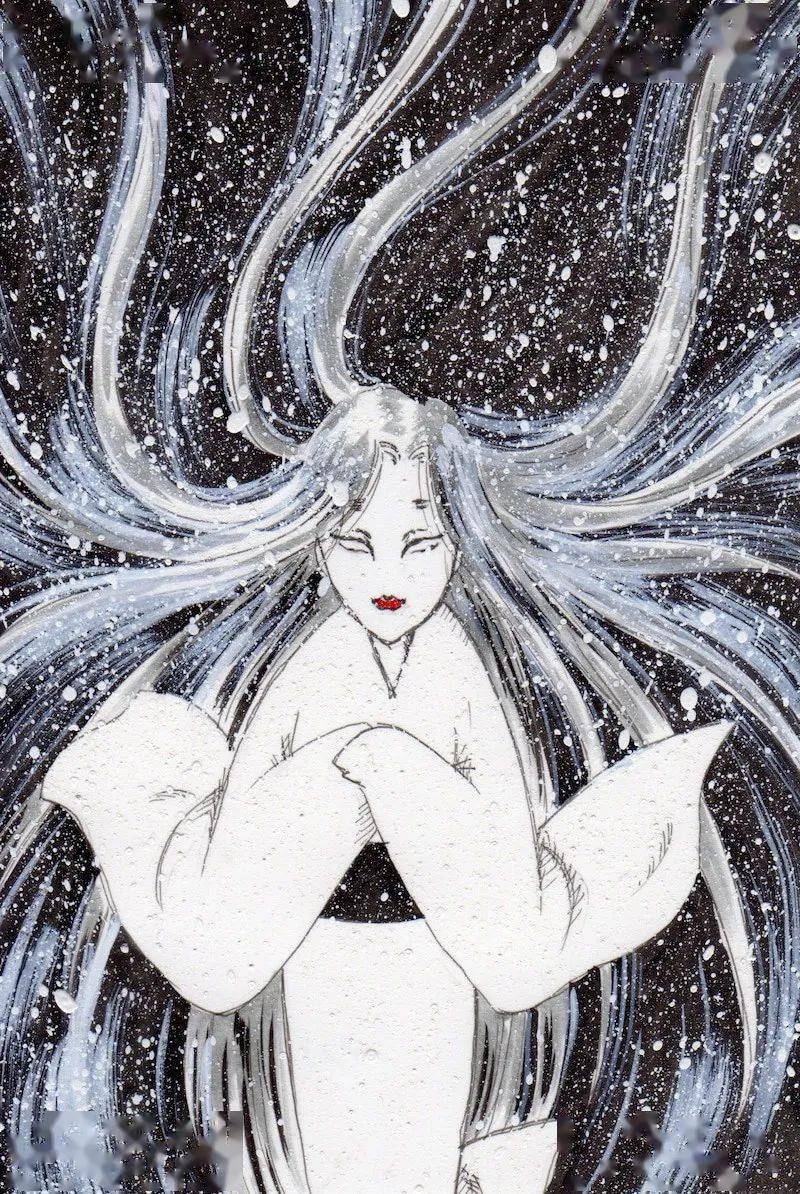 日本传说中的妖怪雪女 的传说