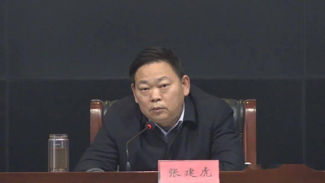 视频会议结束后,市教育局党组书记,局长张建虎就全