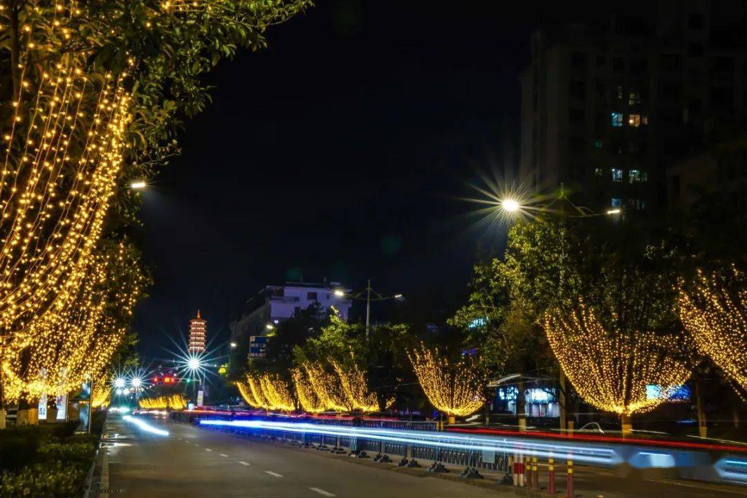 新年夜景惊艳亮相这就是龙泉的年龙泉的夜