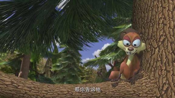 熊出没蹦蹦告诉熊二顾客就是上帝让它说话注意分寸