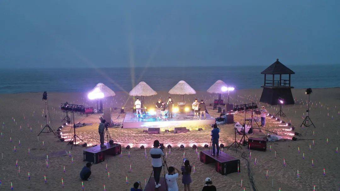 沙滩音乐会海洋牧场唯美赏花节开心夏令营海阳国际沙滩体育艺术节