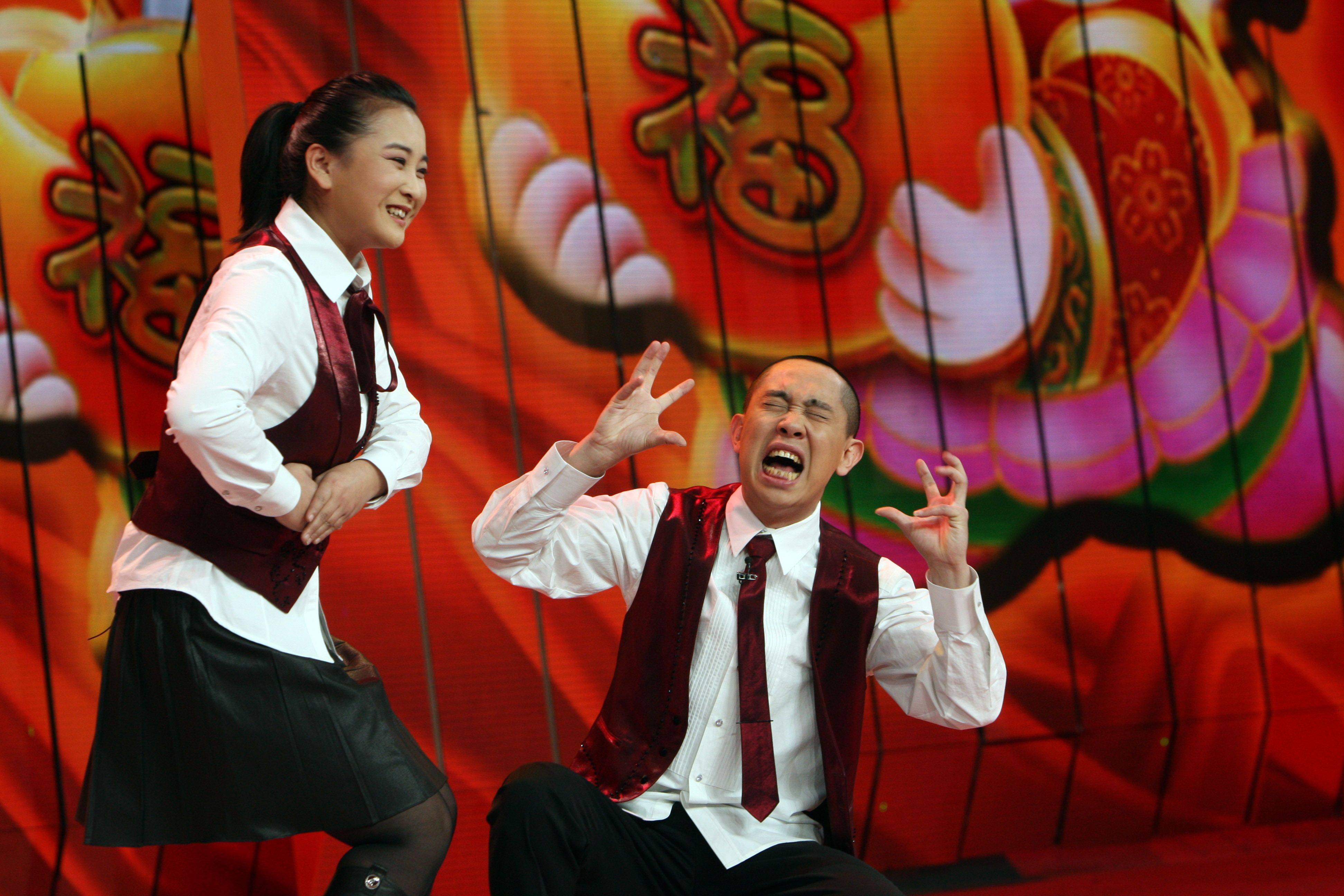 2010年,贾玲与白凯南登上春晚的舞台