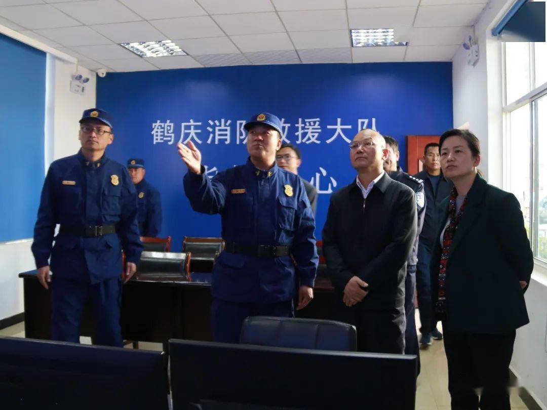 消防动态74大理州委常委州委秘书长靳汝柏带队深入鹤庆县消防救援