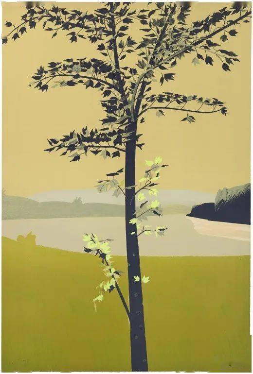 【写生啦】美国当代最具影响力的画家——卡茨人物与风景作品_inches