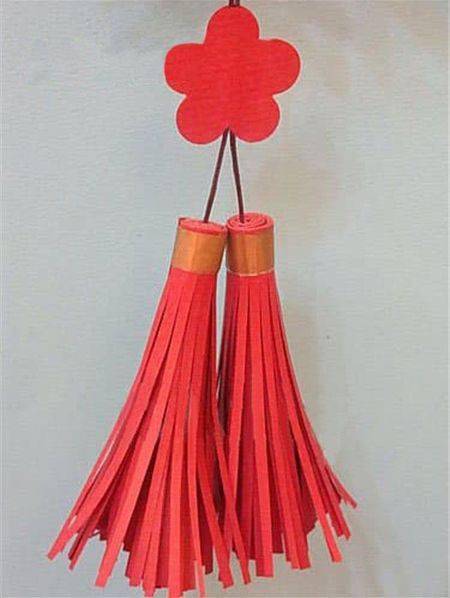 家长课堂春节亲子手工diy挂饰跟孩子一起制作吧