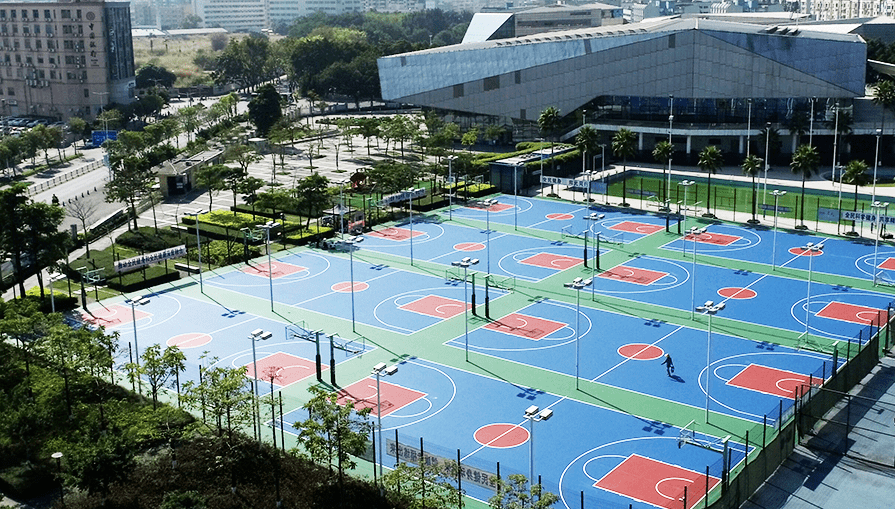 红花山体育中心篮球场