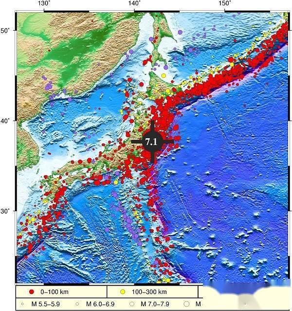 关注日本7 1级地震 多地区停电95户家庭受灾 或引发海啸 东京大学教授 一周内可能会发生同等规模的地震 震源